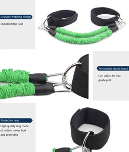 Kháng Chân Ban Nhạc Cao Su Thiên Nhiên Bóng Đá Huấn Luyện Viên Sức Mạnh Đào Tạo Độ Đàn Hồi Mắt Cá Chân Dây Đai Kéo Sợi Dây Thừng - Product Image 4