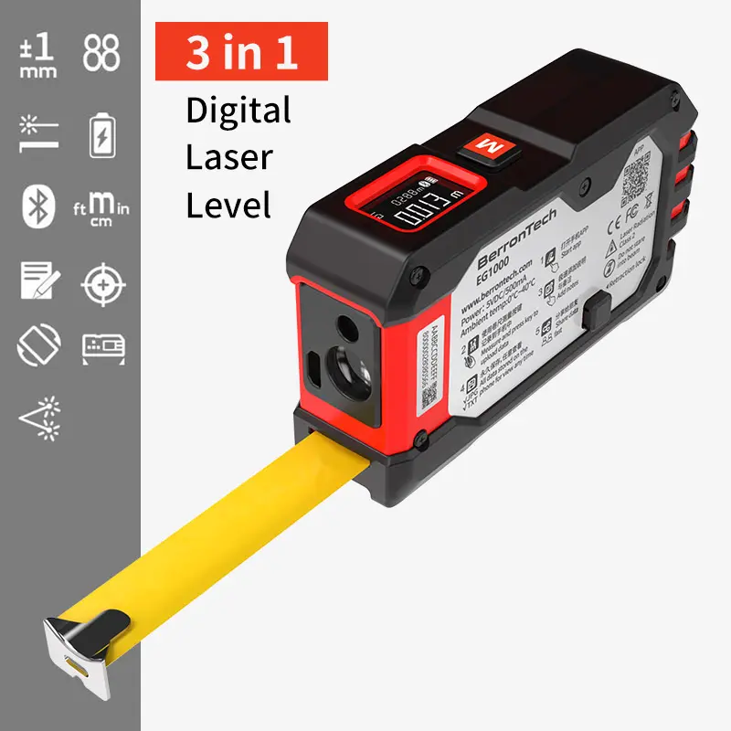 3 in 1 messen König Kamera und Laser meter digitaler Laser-Entfernungs messer sensor mit USB