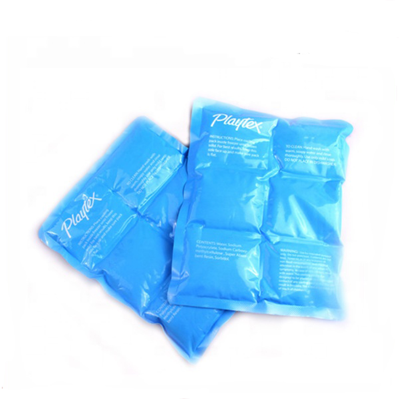 Mini Reusable Medical Ice Pack, Gel Ice Pack No-toxic Food Cooler for Lunch Bags