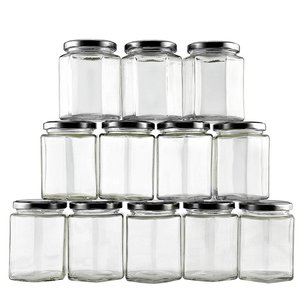 50ml 100ml 150ml <span class=keywords><strong>200ml</strong></span> 280ml 380ml 500ml 730ml Sechseckiges Klarglas glas für Marmeladen futter - Product Image 4