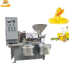 Good quality Edible coconut soybean oil presser pressing peanut cold screw oil extractor sesame seed oil extraction machine