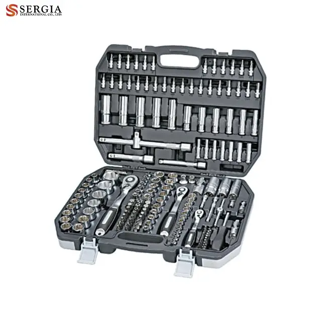 MIT 172Pc 1/2 "3/8" 1/4 "Dr. Bit Có Rãnh Và Bộ Ổ Cắm Bugi