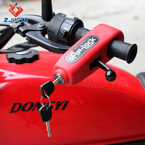 <span class=keywords><strong>Poignée</strong></span> de guidon en caoutchouc, avec serrure à glissière pour Scooters, moto et atv - Product Image 2