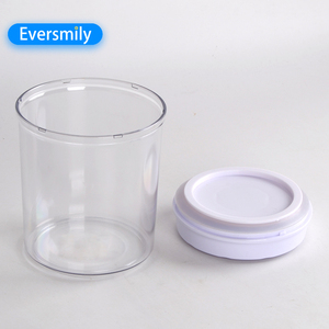 Ensemble de bidons hermétiques de qualité alimentaire en gros 3 pièces récipient de stockage d'aliments en plastique durable frais <span class=keywords><strong>petit</strong></span> stockage de cuisine transparent - Product Image 4