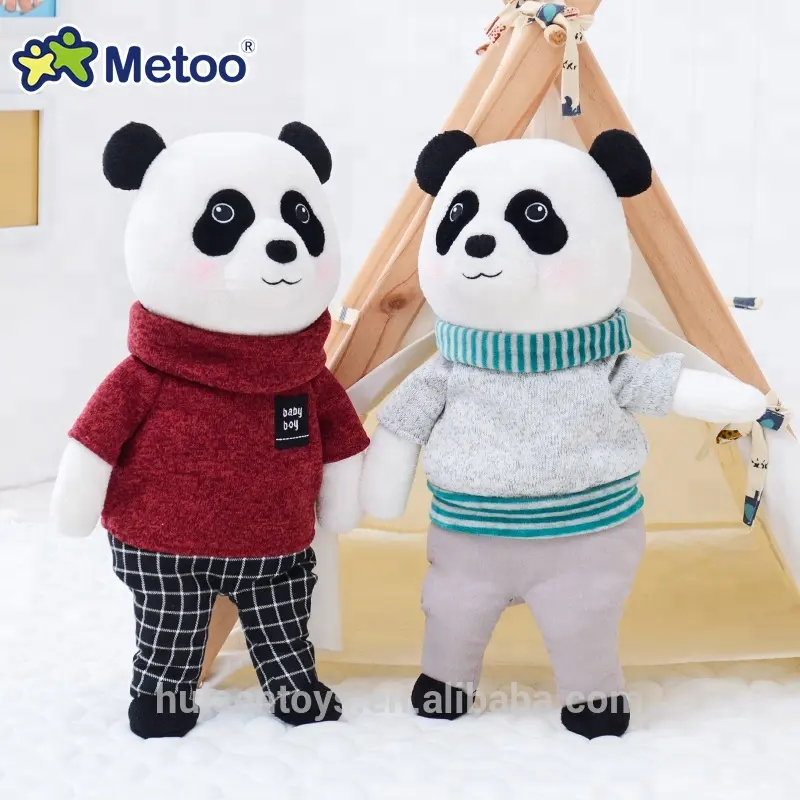 Metoo utilisé peluche Mini mignon peluche Panda ours animaux jouet