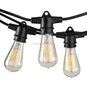 China original made vintage brightness outdoor led bulb rope string lights decorative