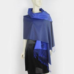 Thiết Kế Thời Trang Mới Phong Cách Lady Solid Color Tua Khăn Lụa Khăn Choàng - Product Image 3