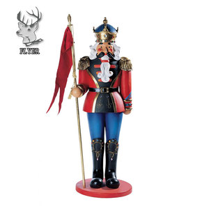 Decoración de Navidad de tamaño natural de fibra de vidrio <span class=keywords><strong>Cascanueces</strong></span> soldados para venta - Product Image 6