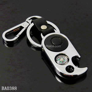 Chất Lượng Cao Hình Chữ Nhật Kim Loại LED Flashlight Keychain Với Bia Bottle Opener Chức Năng - Product Image 3