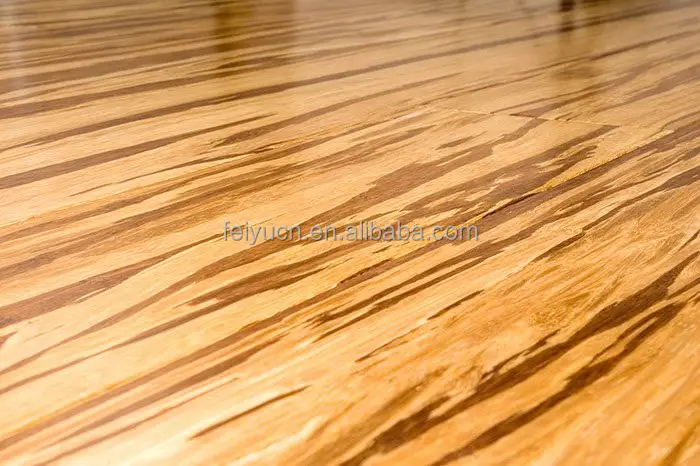Tigre de tejido filamento de pisos de bambú/madera/manchado/interior/CE