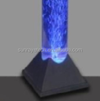 Colonne à bulles d'eau debout au sol H59 "/1.5m avec base en plastique pour salon de vacances d'hôtel de bureau à domicile