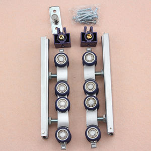 Nhiệm vụ nặng nề mang 70-100kg cửa trượt móc áo Con lăn cửa gỗ con lăn trượt con lăn <span class=keywords><strong>8</strong></span> bánh xe - Product Image 5