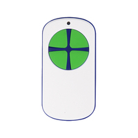 Télécommande universelle pour porte de garage YET2124 433 MHz avec 4 boutons, en ABS, compatible avec l'automatisation domestique