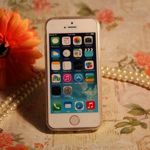 corea del estilo lindo bigote bling tendencia suave caja del teléfono para el iphone 5s - Product Image 6