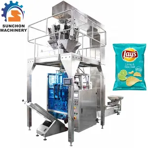 Máquina de envasado de pesaje de cabezas múltiples, totalmente automática, para frutos secos, frutos secos, cacahuetes asados