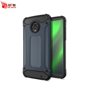Shockproof armor funda de teléfono para MOTO G6 plus para motorola g6 caso rojo - Product Image 1