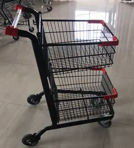 Canadian Style Supermarket Shopping Trolley Cart