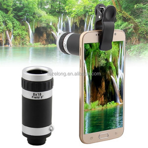 Objectif de téléphone 2 en 1 Big Colors, objectifs 0,45X grand angle, objectifs macro 12,5X avec clips, zoom télescopique 8X pour <span class=keywords><strong>iPhone</strong></span> 5 6 - Product Image 3