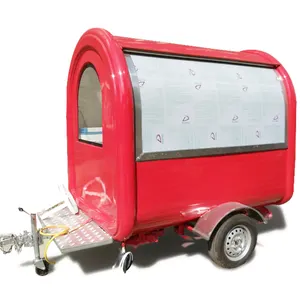 제조 가격 냉동 미니 식품 따뜻한 트럭/불꽃 그릴 카트/뜨거운 판매 머핀 식품 트레일러, 카트 키오스크 FV300-1