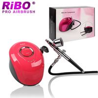 Chine chaud portable brosse à air mini pas cher électrique aérographe peinture maquillage stylo pistolet compresseur ensemble kit équipement machine aérographe