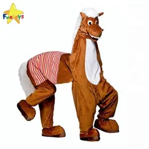 Jouets de noël en cheval, Panto 2, Costume de luxe, robe fantaisie de noël, mascotte, Animal