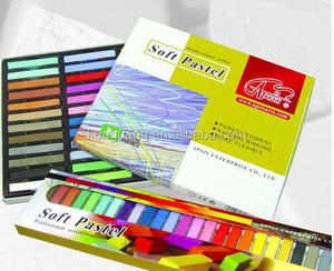 Toksik olmayan kare tebeşir <span class=keywords><strong>Pastel</strong></span>, yumuşak <span class=keywords><strong>Pastel</strong></span> 24 paket çeşitli renk