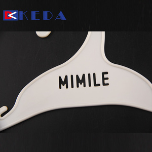 Alta qualità bianco <span class=keywords><strong>Mini</strong></span> plastica Pet grucce <span class=keywords><strong>Mini</strong></span> formato iniezione tecnica negozio di abbigliamento organizzatore appendiabiti - Product Image 4