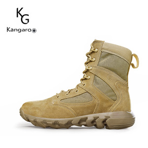 Stivale da lavoro <span class=keywords><strong>con</strong></span> <span class=keywords><strong>lacci</strong></span> <span class=keywords><strong>con</strong></span> cuscino tattico Anti-abrasione in pelle scamosciata del deserto - Product Image 4