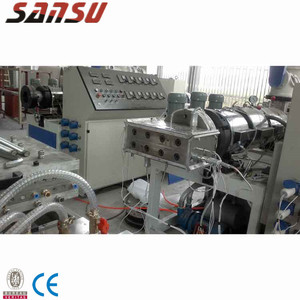 Sistem Manufaktur Otomatis Panel Plafon PVC WPC dengan Pompa Ekstruder Tiga Sekrup untuk Produksi Profil Pipa dan Plat - Product Image 2