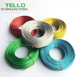 Corde en acier revêtu en nylon, câble en acier galvanisé en nylon, câble en  acier galvanisé avec revêtement, fabricant de câbles en acier revêtu en PVC  et fournisseur en Chine