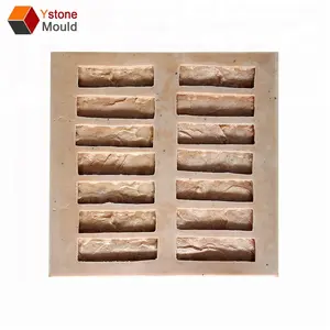 Suave y duradero PVC Artificial pared decorativo cultura moldes de piedra