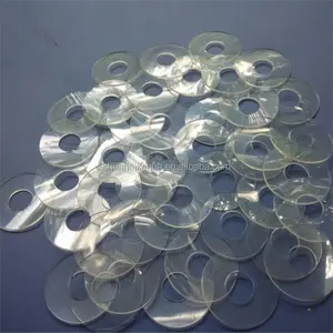 HUISDIER Platte Nylon Transparant Clear Plastic Ringen