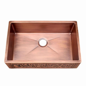 Design <span class=keywords><strong>unico</strong></span> del lavello da <span class=keywords><strong>cucina</strong></span> in rame sottomontaggio a ciotola singola - Product Image 5