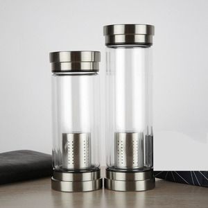 Chufeng Hoge Borosilicaatglas Theefilter Waterfles