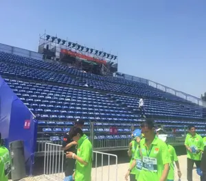 बिक्री के लिए तेजी से निर्माण स्टील grandstands इस्तेमाल किया अस्थायी bleacher