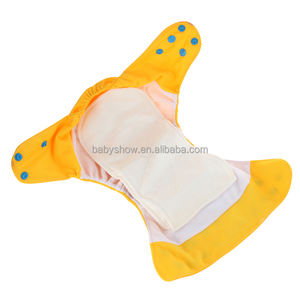 Infantil AIO pañal de tela para bebes PUL impermeable tela de gamuza siempre seco Interior talla única fábrica de China - Product Image 3