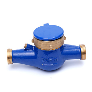 Maleisië OEM ISO4064 Klasse B multi jet droge type messing insert mechanische inline waterhoeveelheidmeter - Product Image 3