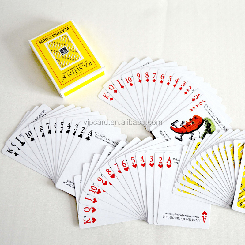 Hot Selling Waterproof Custom Logo Plastic Playing Cards Poker