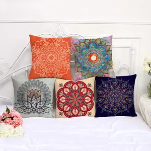 High Quality Home Decor Turkish Figure Style Cushion Covers Bohemian Throw Pillow Cases For Home Sofa Decor