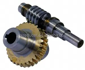 worm wheel and hollow shaft in worm gear box