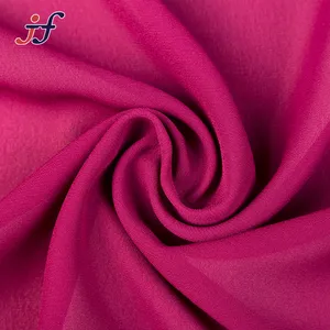 Wholesale 100% Polyester 75D Dobby Georgette Chiffon taffeta Fabric Rolls for Garment
