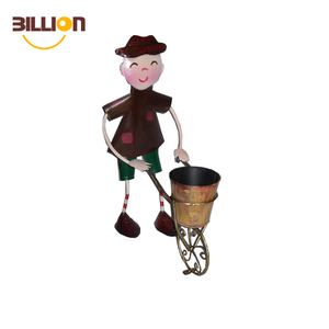 <span class=keywords><strong>Bande</strong></span> <span class=keywords><strong>dessinée</strong></span> Métal Planteurs <span class=keywords><strong>Vélo</strong></span> À La Main Pot De Fleur - Product Image 2