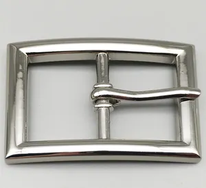 25mm 2.5cm inner size Simple single pin buckle zinc alloy polished pin buckle