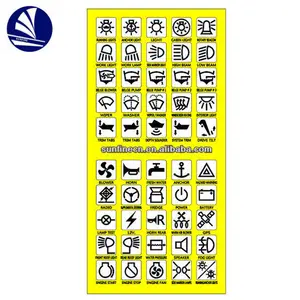 Stiker LABEL Sakelar LED Otomatis/Laut, Stiker untuk Kapal Gaya 12V 24V