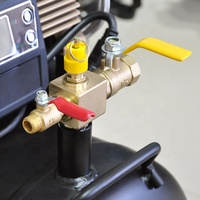 Compresseur d'air industriel 1500W, sans balais, multi têtes, sans huile, silencieux, pour peinture par pulvérisation de jackhammer, réservoir 50l