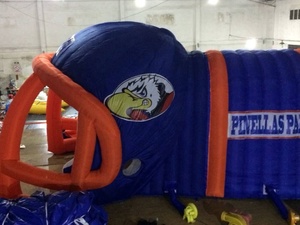 Inflatable खेल सुरंग/अमेरिकी फुटबॉल खेल तम्बू एनएफएल प्रवेश द्वार inflatable हेलमेट सुरंग - Product Image 5