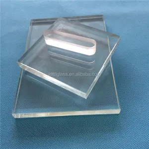 2mm 3mm 4mm 5mm 10mm di spessore trasparente con quadrato rotondo foglio di formato personalizzato vetro borosilicato
