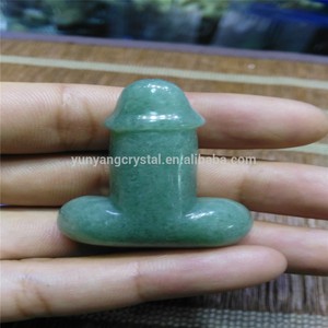 Quarzo naturale della pietra preziosa di cristallo del pene dildo del pendente - Product Image 1