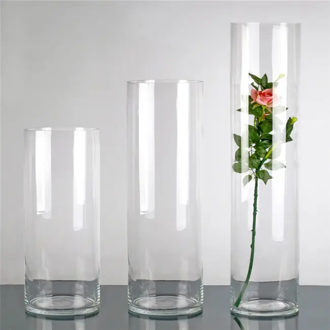 Vase en acrylique transparent et personnalisé, de grande taille, fabriqué en chine