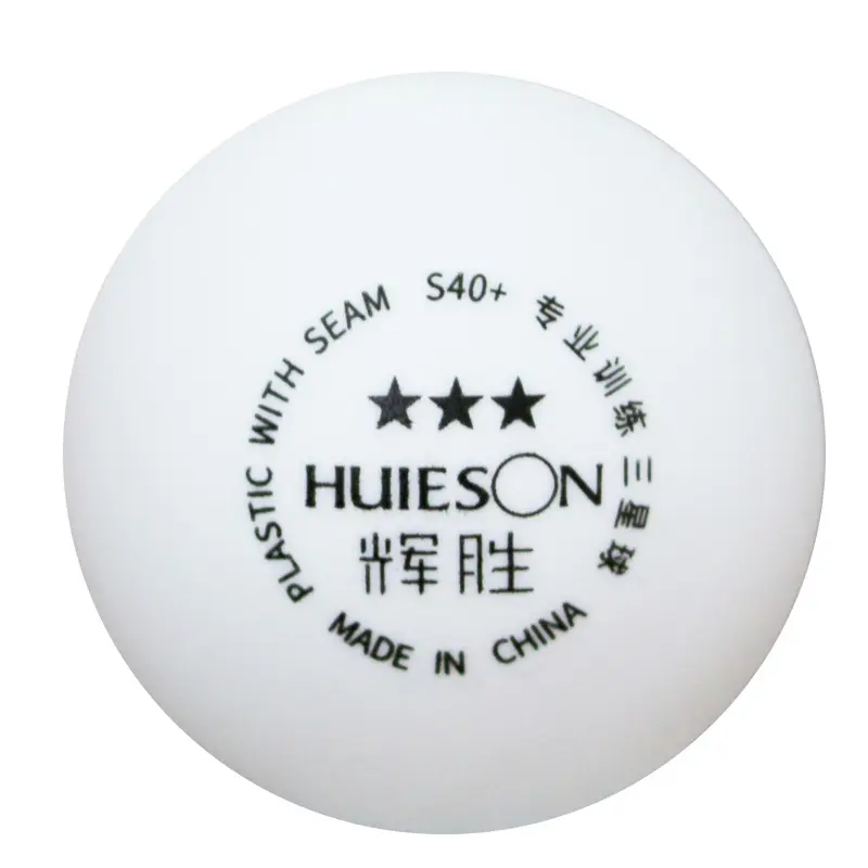HUIESON 새로운 소재 ABS 3 스타 탁구 훈련 공 탁구 공